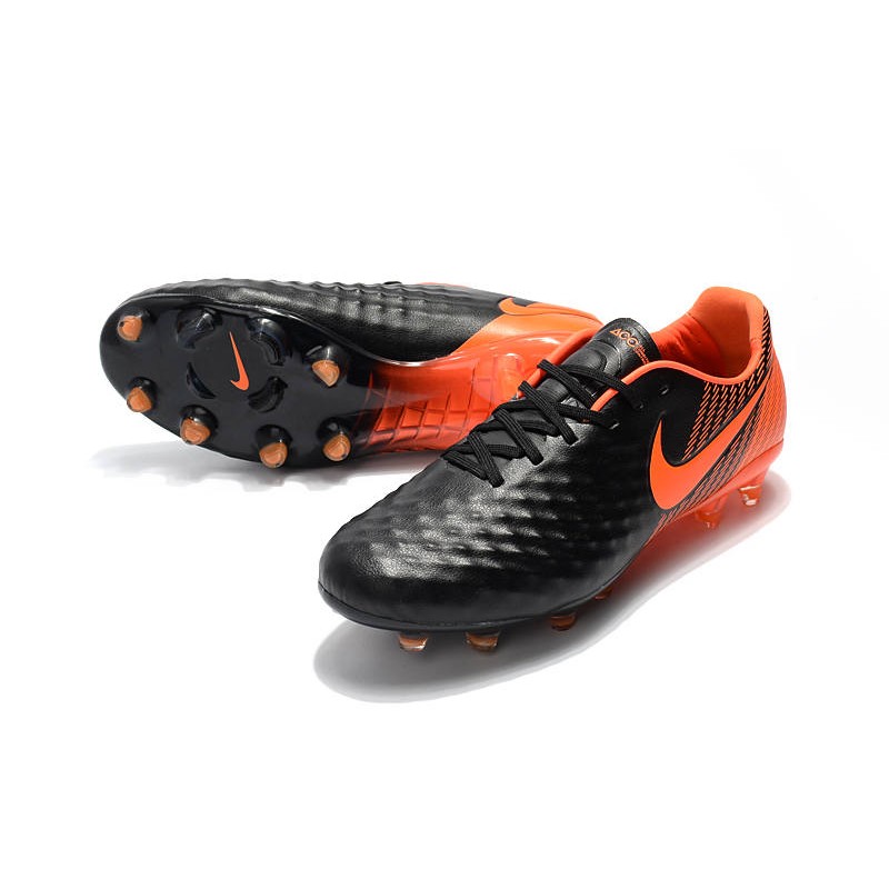 Nike Magista Opus FG Černá oranžový